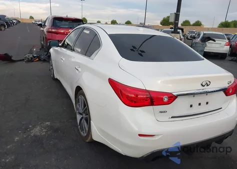 2016 Infiniti Q50 3.0T Premium from USA, damaged, VIN JN1EV7ARXGM343336